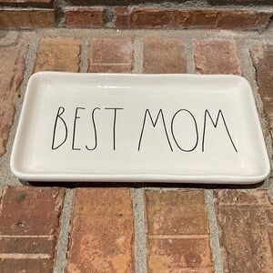 Rae Dunn BEST MOM Ceramic Trinket Tray
